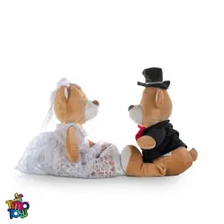 عروسک خرسهای عروس و داماد یانیک