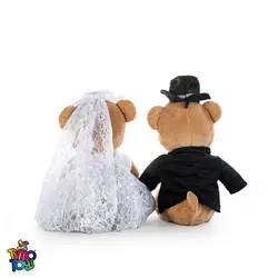 عروسک خرسهای عروس و داماد یانیک