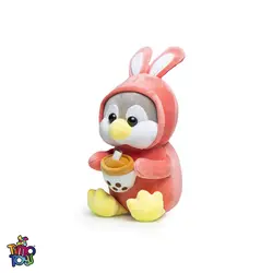 عروسک پنگوئن با bubble tea یانیک