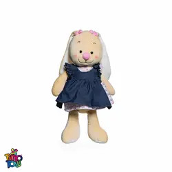 عروسک خرگوش لباس جین دختر و پسر یانیک