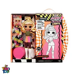 عروسک سورپرایزی LOL سری lights مدل Speedster