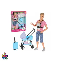 عروسک دفا کوین مدل پدر همراه نوزاد