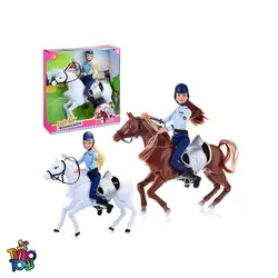 عروسک دفا لوسی مدل پلیس سوارکار