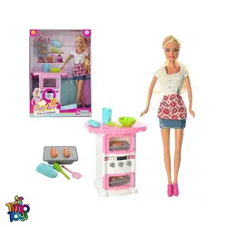 عروسک دفا لوسی مدل دختر آشپز