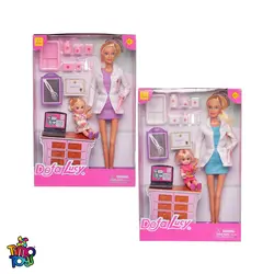 عروسک دفا لوسی مدل دکتر همراه بچه