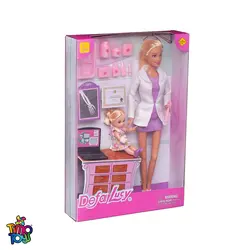 عروسک دفا لوسی مدل دکتر همراه بچه