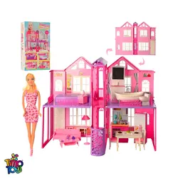 عروسک دفا لوسی همراه خانه دو طبقه