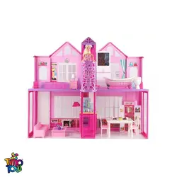 عروسک دفا لوسی همراه خانه دو طبقه