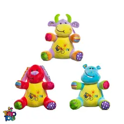 عروسک نوزادی نخ کش موزیکال حیوانات یانیک