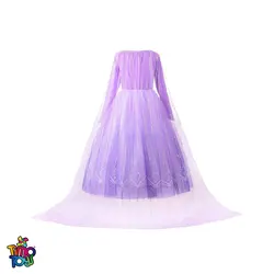 لباس پرنسس Elsa رنگ بنفش به همراه اکسسوری