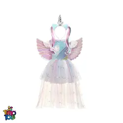 لباس دخترانه یونیکورن Unicorn به همراه اکسسوری