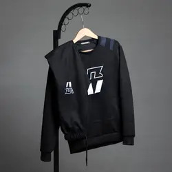 ست پلیور گرم سوییت مشکی با شلوار اسلش Y3 مردانه