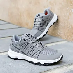 کفش کتانی طوسی مردانه Salomon ورزشی راحتی