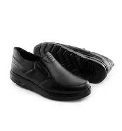 کفش مشکی کلاسیک جنس چرم مدل مردانه