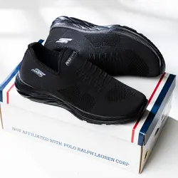 کفش کتانی مردانه Skechers مشکی ( تابستانی )