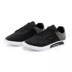 کفش چرم طوسی مردانه اسپرت مینیمال