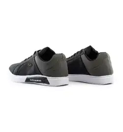 کفش چرم طوسی مردانه اسپرت مینیمال