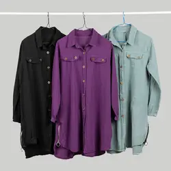 مانتو نخی مدل دو جیب دکمه ای دخترانه در 3 رنگ