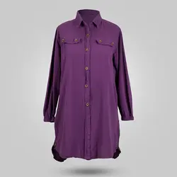 مانتو نخی مدل دو جیب دکمه ای دخترانه در 3 رنگ