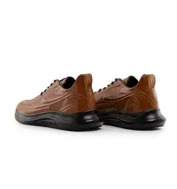 کفش چرم اسپرت قهوه ای مدل مردانه Nike