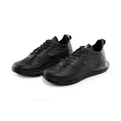 کفش چرم اسپرت مردانه مشکی مدل Nike