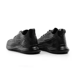 کفش چرم اسپرت مردانه مشکی مدل Nike