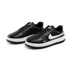 کفش چرم اسپرت مردانه مشکی مدل Nike