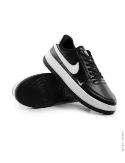 کفش چرم اسپرت مردانه مشکی مدل Nike
