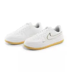 کفش چرم سفید مردانه مدل طلایی Nike