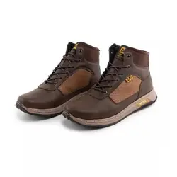 کفش نیم بوت قهوه ای مدل مردانه Cat