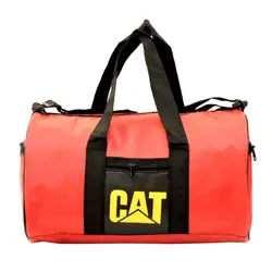 ساک چرم قرمز Cat مدل ورزشی ویژه باشگاه GYM