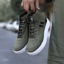 کفش سبز نیم بوت اسپرت ساقدار مدل مردانه