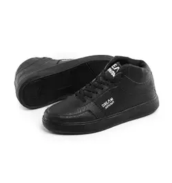 کفش ساقدار چرم مشکی مردانه مدل اسپرت