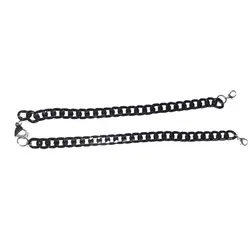 ست دستبند مشکی ( استیل ) مگنتی مدل اکسسوری