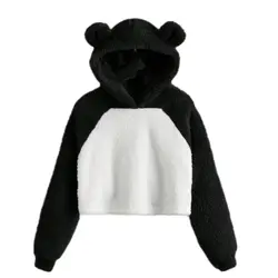 هودی تدی پاندایی دخترانه ( لباس خز زمستانی )