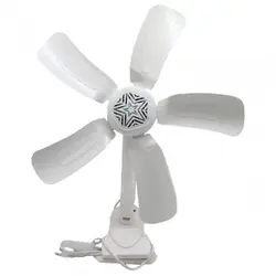 پنکه دیواری یا میزی گیره دار با رنگبندی جذاب