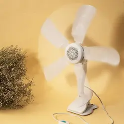 پنکه دیواری یا میزی گیره دار با رنگبندی جذاب