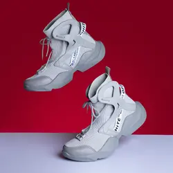 کفش ساقدار مردانه (طوسی) مچی Off White