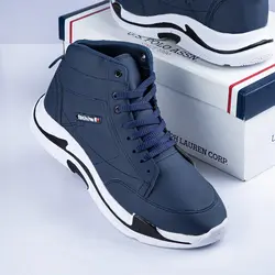 نیم بوت اسپرت سرمه ای fashion مردانه