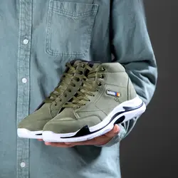 نیم بوت پسرانه اسپرت (سبز تیره) مدل جدید