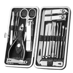 پکیج مانیکور پدیکور ست 15 تایی لوازم اصلاح