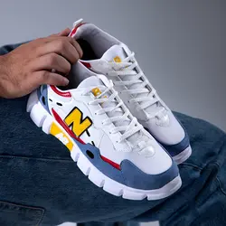 کفش کتانی نیوبالانس رنگ روشن مردانه NB