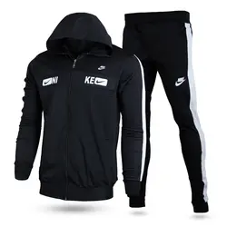 ست سویشرت مشکی ورزشی با شلوار مردانه Nike
