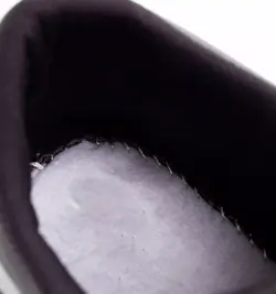 کفش چرم تخت صاف اسپرت مشکی مدل مردانه