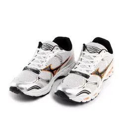 کفش کتانی مردانه رنگ سفید نارنجی مدل Sport