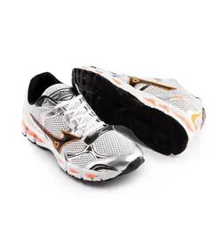 کفش کتانی مردانه رنگ سفید نارنجی مدل Sport