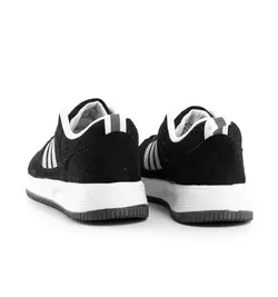 کفش کتانی مشکی سه خط اسپرت مردانه Adidas