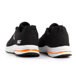کفش کتانی مشکی مردانه ورزشی مدل Skechers بندی