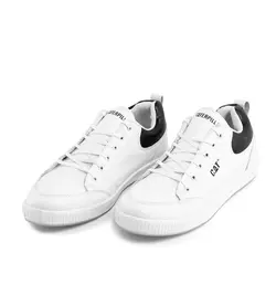 کفش روزمره چرم مردانه سفید برند Cat اسپرت