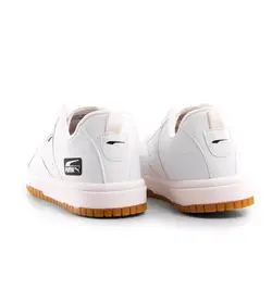 کفش چرم اسپرت سفید تخت صاف مردانه برند Puma